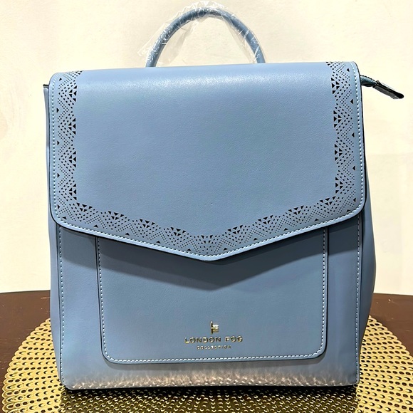 London Fog Bags London Fog Camille Backpack Color Denimblue Gold